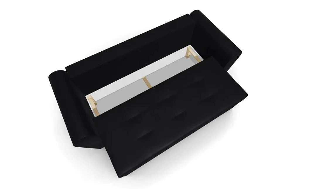 Canapea Extensibila Lacrima Mini, Negru 4