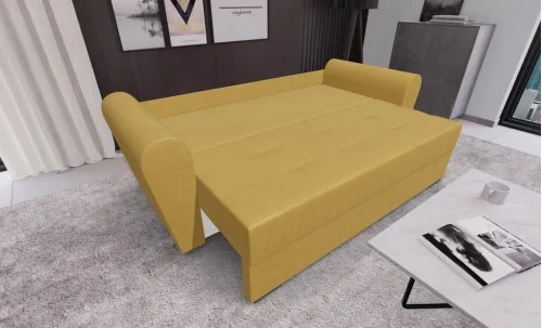 Canapea Extensibila Lacrima Mini, Mustar