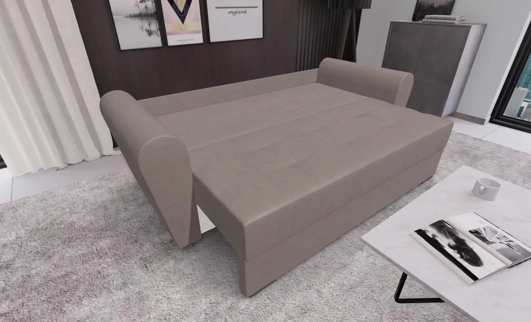 Canapea Extensibila Lacrima Mini, Maro deshis 3