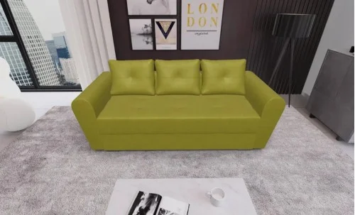 Canapea Extensibila Lacrima Mini, Verde masliniu