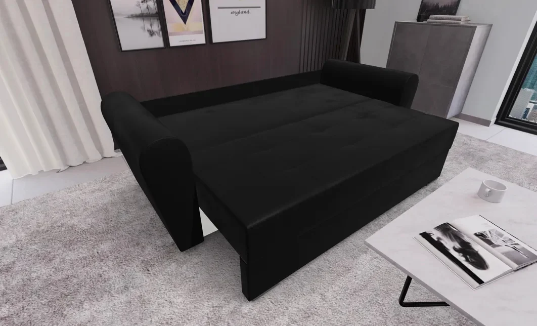 Canapea Extensibila Lacrima Mini, Negru 3