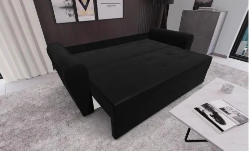Canapea Extensibila Lacrima Mini, Negru