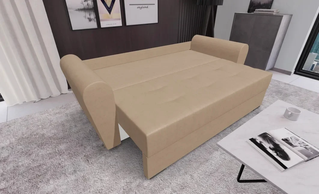 Canapea Extensibila Lacrima Mini, Maro deschis 3