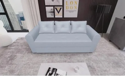 Canapea Extensibila Lacrima Mini, Argintiu