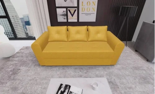 Canapea Extensibila Lacrima Mini, Galben