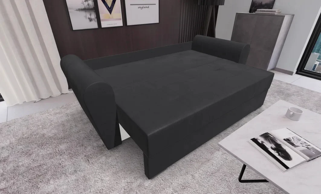 Canapea Extensibila Lacrima Mini, Gri carbune 3