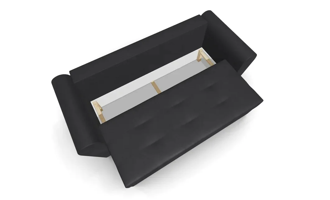 Canapea Extensibila Lacrima Mini, Gri carbune 4