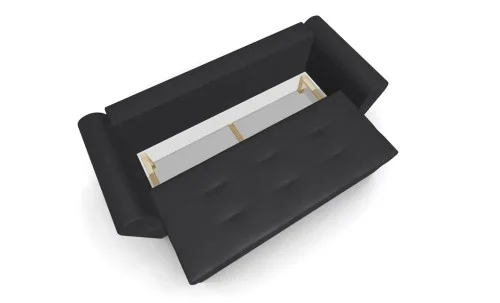 Canapea Extensibila Lacrima Mini, Gri carbune