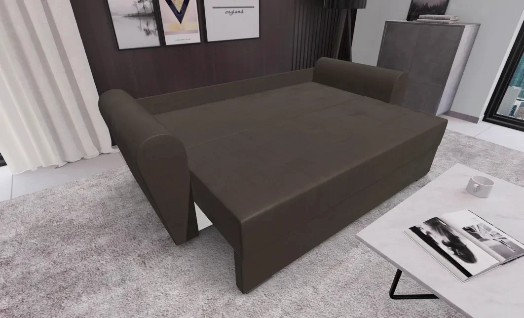 Canapea Extensibila Lacrima Mini, Maro 3