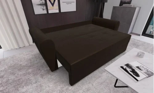 Canapea Extensibila Lacrima Mini, Maro castaniu