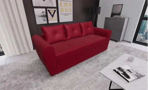 Canapea Extensibila Lacrima Mini, Rosu