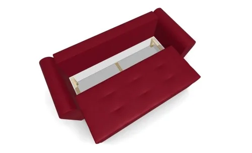 Canapea Extensibila Lacrima Mini, Rosu