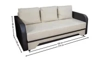Canapea Extensibilă Corina Memory Max, Bej deschis 2