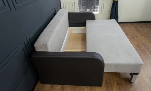 Canapea Extensibilă Corina Memory Mini, Bej inchis