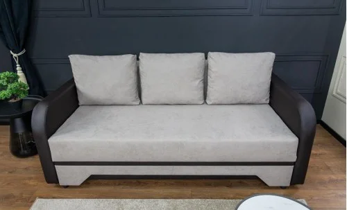Canapea Extensibilă Corina Memory Mini, Bej inchis
