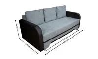 Canapea Extensibilă Corina Bonell Max, Gri albastrui 2