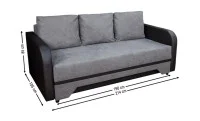 Canapea Extensibilă Corina Bonell Max, Gri inchis 1