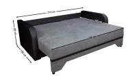 Canapea Extensibilă Corina Bonell Max, Gri inchis 5