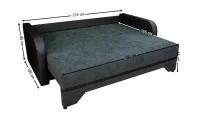 Canapea Extensibilă Corina Bonell Max, Gri închis 4