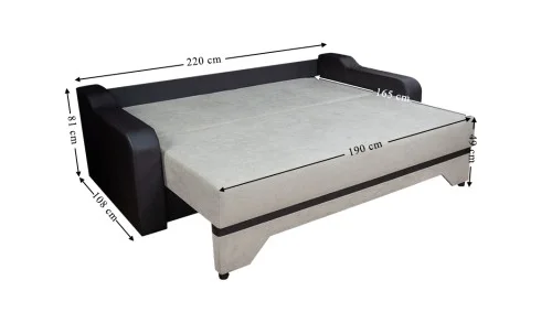 Canapea Extensibilă Royal Memory Max, Bej deschis