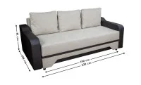 Canapea Extensibilă Royal Bonell Max, Bej închis 2