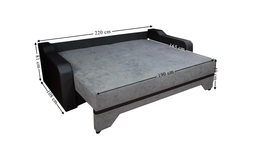 Canapea Extensibilă Royal Bonell Max, Maro deschis 5