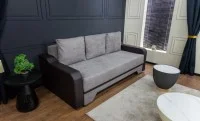 Canapea Extensibilă Royal Bonell Mini, Maro deschis 2