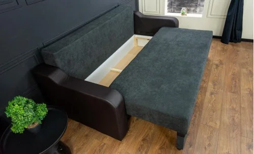 Canapea Extensibilă Royal Bonell Mini, Gri antracit