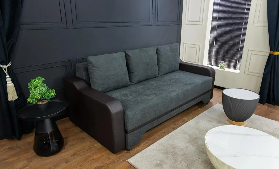 Canapea Extensibilă Royal Bonell Mini, Gri antracit 3