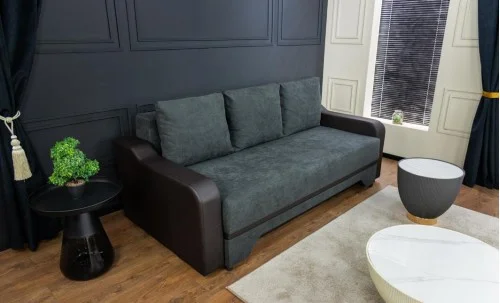 Canapea Extensibilă Royal Bonell Mini, Gri antracit