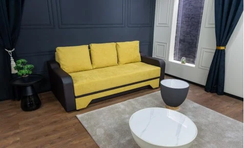 Canapea Extensibilă Royal Bonell Max, Muștar