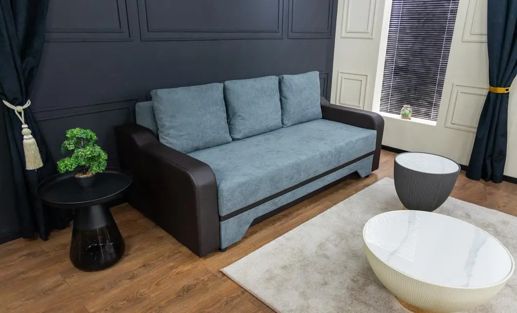 Canapea Extensibilă Royal Bonell Max, Gri antracit 4