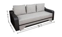 Canapea Extensibilă Royal Bonell Max, Crem deschis 2