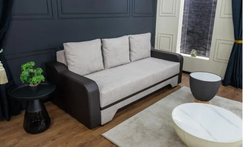Canapea Extensibilă Royal Bonell Mini, Crem deschis