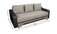 Canapea Extensibilă Royal Bonell Max, Crem 2