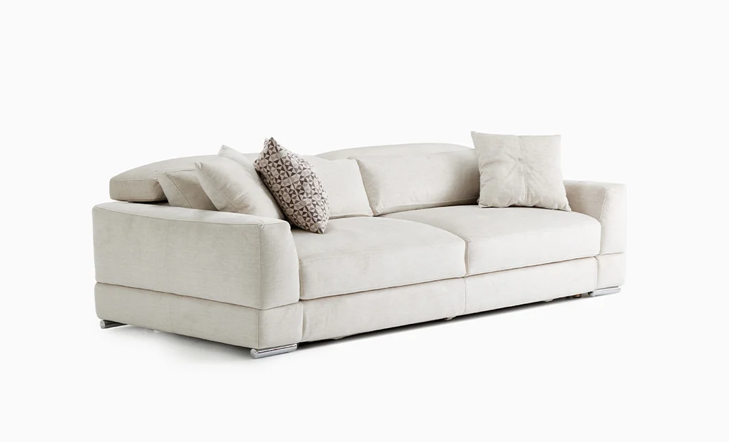 Canapea Extensibilă Salia C3 Dreapta, Gri deschis 2
