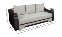 Canapea Extensibilă Sally Memory Max, Bej 1