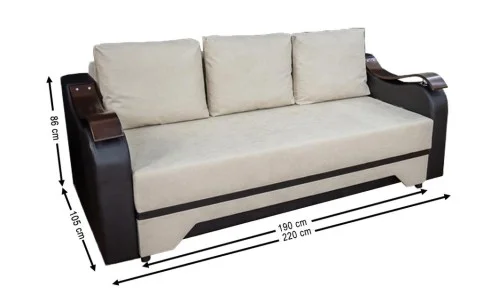 Canapea Extensibilă Sally Memory Max, Bej