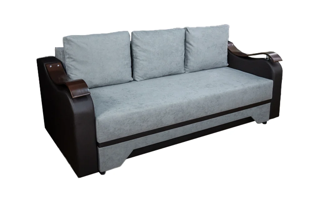 Canapea Extensibilă Sally Memory Mini, Gri albastrui