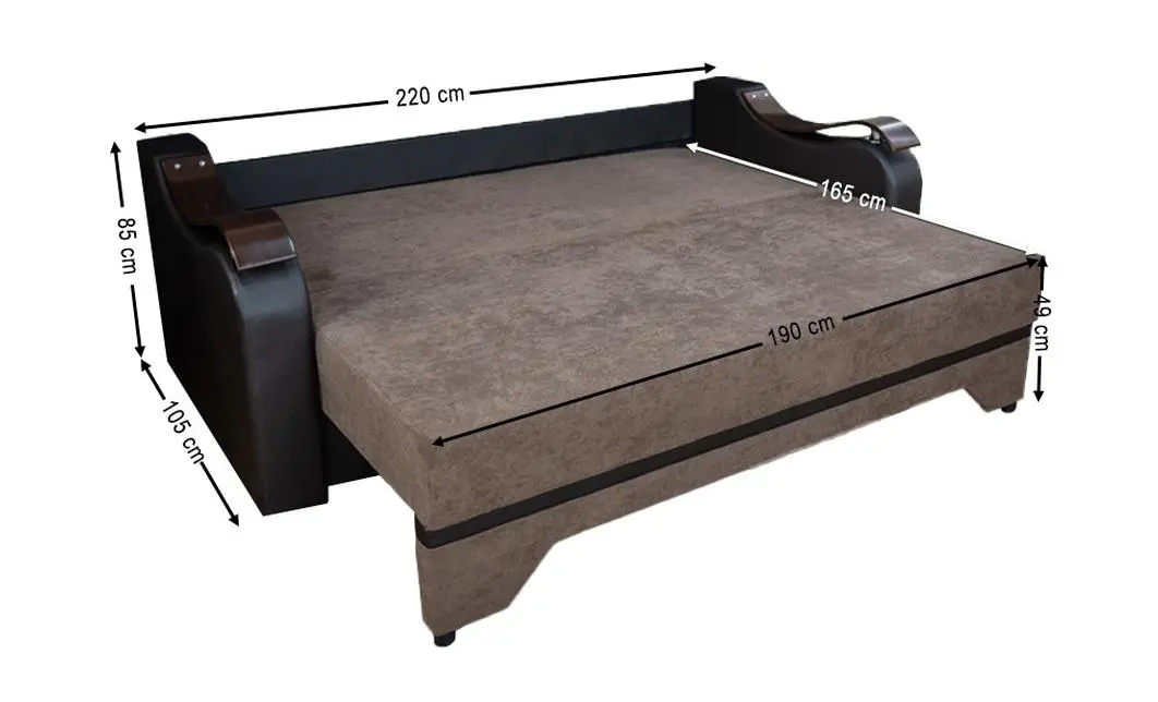Canapea Extensibilă Sally Memory Max, Maro 6