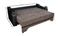 Canapea Extensibilă Sally Memory Mini, Maro 6