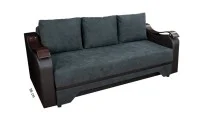 Canapea Extensibilă Sally Bonell Mini, Gri inchis