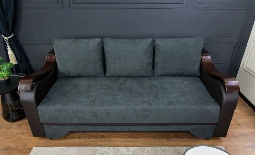 Canapea Extensibilă Sally Bonell Mini, Gri inchis