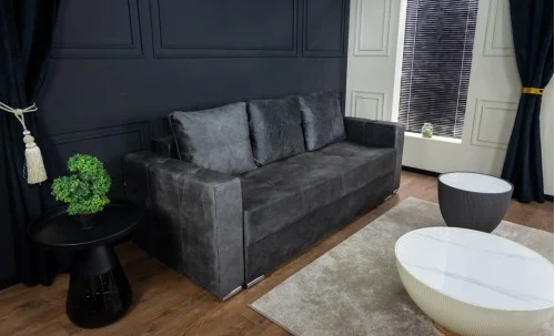 Canapea Extensibilă Vegas Bonell Mini, Gri inchis