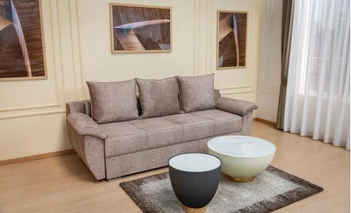 Canapea Extensibila Milano Bonell Max, Cappuccino
