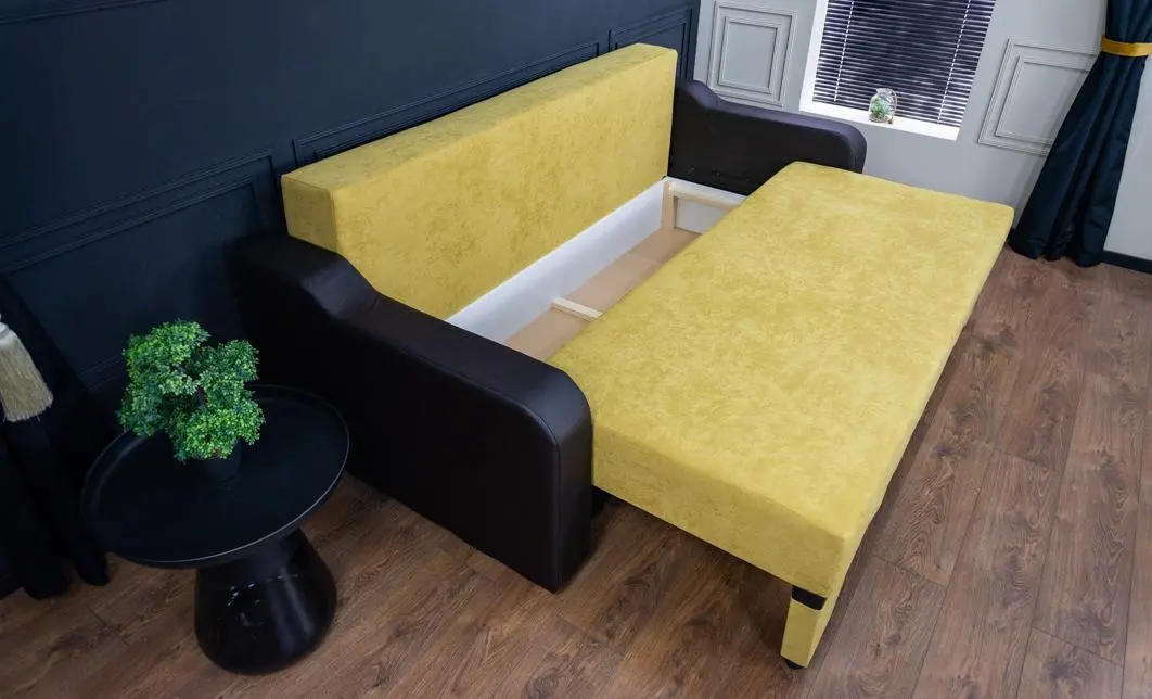 Canapea Extensibilă Royal Bonell Max, Muștar 9