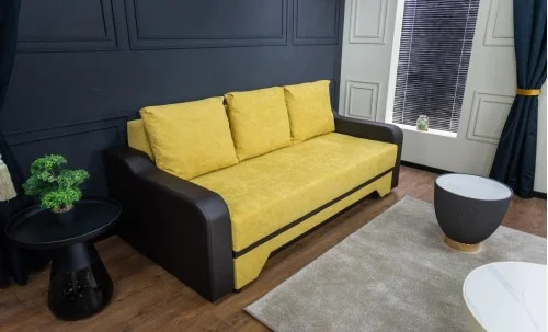 Canapea Extensibilă Royal Bonell Max, Muștar