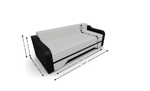 Canapea Extensibila Royal Mini, Bej deschis
