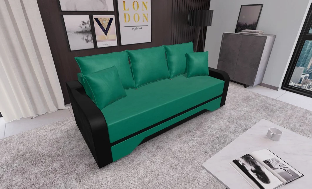 Canapea Extensibila Royal Mini, Verde 2