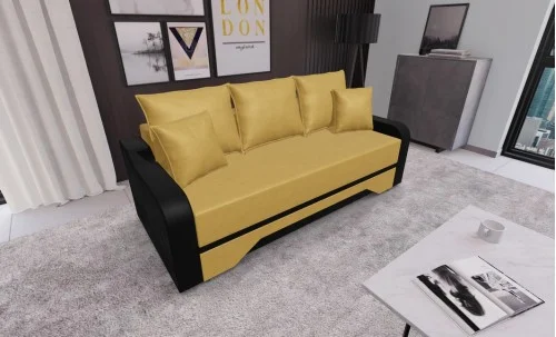 Canapea Extensibila Royal Mini, Mustar